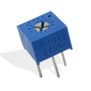 5 x 100 ohm Square Trimming Potentiometers 3362P-1-101