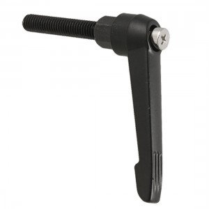 Blk 8mm Male Thread Dia Spring Loaded Adjustable Handle