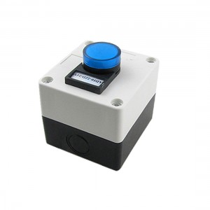 Blue LED Light Indicator Signal Lamp Station AD16-22D