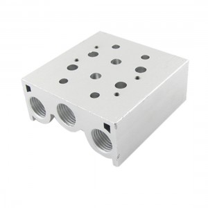 Alloy Pneumatic Control 2 Rows Solenoid Valve Base
