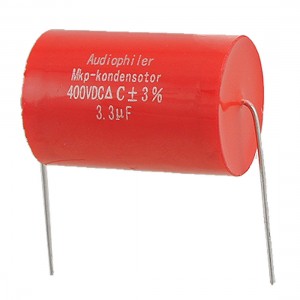 DC 400V 3.3uF 3% Aluminum Electrolytic Tubular Audio Capacitor