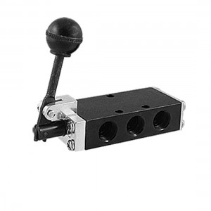 Direct Acting 2 Position 5 Way Hand Operated Valve New