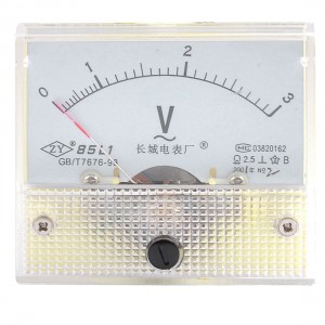 Class 2.5 Accuracy AC 0-3V Scale Range Analog Voltmeter Panel Meter