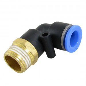 Pneumatic 10mm Hole 19mm Thread Quick Fitting Connector