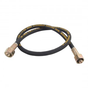 21mm Female Thread 1M 3.3Ft Long Flexible Hydraulic Hose 35MPa