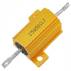 25W 50 Ohm 5% Chassis Mounted Aluminum Housed Wirewound Resistor