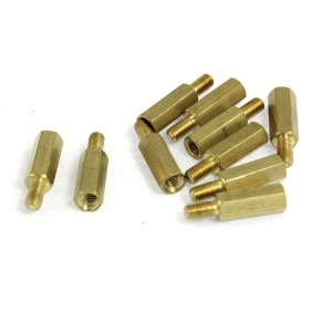 Brass Hexagonal Male Female Standoff Spacers 10 Pcs