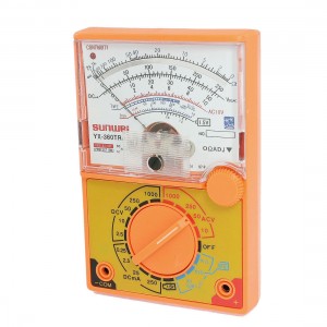 Multifunctional Orange Electrical DC AC DB Ohm Multitester Multimeter