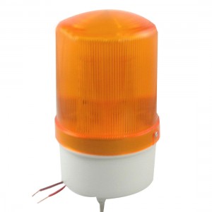 DC 24V Industrial Buzzer Siren Yellow LED Flash Warning Light Signal Tower Lamp