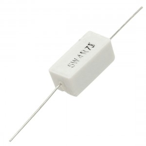 10x 4.7 Ohm 5W 5% Axial Lead Wire Wound Cement Resistor