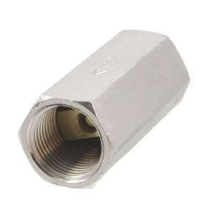 Solid Brass 3/8" PT Thread Air Gas Water Non-return One Way Check Valve