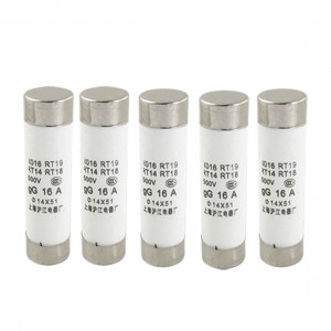 500V 16A Ceramic Tube Cylindrical Fuse Links 14 x 51mm (Bag of 5)