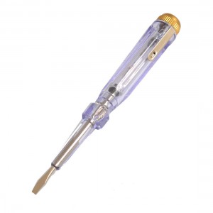Plastic Grip 3mm Slotted Screwdriver AC Volt Tester Electroprobe 100V-500V