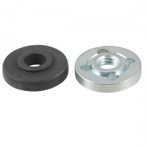 Black Silver Tone Cut off Machine Spare Parts Metal Inner Outer Flange