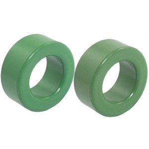 2 Pcs 0.2" Outside Dia Magnetism Ferrite Ring Core Green