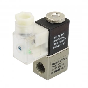 DC 12V 250mA 2 Position 2 Way Electromagnetic Solenoid Valve G1 4"