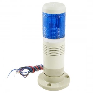 24V DC Blue Signal Industrial Tower Light Lamp Flash with Buzzer