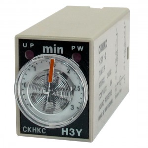 H3Y-2 DC 24V DPDT 0-3 Min 8P Terminals Power on Time Delay Relay