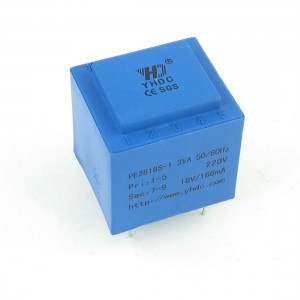 220V 3VA 4 Pin DIP Encapsulated Transformer PE2818S-I
