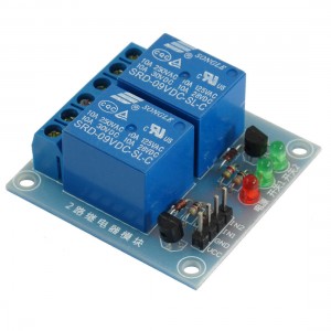 DC 9V 2-Channel Low Level Trigger PLC Relay Module for Arduino AVR DSP TTL
