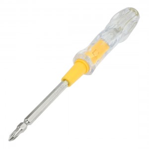 AC100-500V Plastic Handle Slotted Crosshead Electroprobe Screwdriver Tester