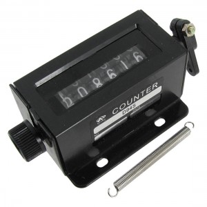 D94-S 0-999999 6 Digit Resettable Mechanical Pulling Counter New