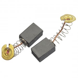 2 Pcs Electric Drill Motor Carbon Brushes 31/64" x 9/25" x 7/32"