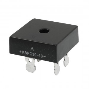 KBPC30-10 Metal Case Single Phase Diode Bridge Rectifier Black
