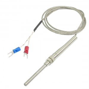 50x5mm 8mm Thread K Type Thermocouple Temperature Measurement Sensors 1 Meters