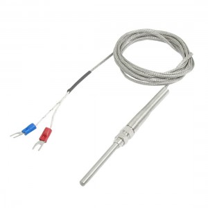 6.5FT Long K Type 50x5mm 0-800 Degree Celsius Thermocouple Probe Sensors