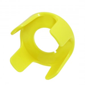 22mm Diameter Yellow Plastic Quadruped Protective Guard for Push Switch Button