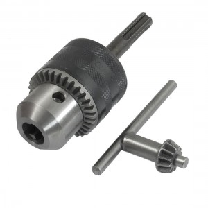 1.5-13mm Capacity 1/2"-20UNF Mount Drill Chuck + SDS Plus Shank + Key Tool