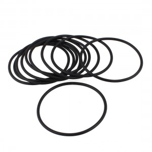 10 Pcs Oil Seal O Rings Black Nitrile Rubber 48mm OD 2mm Thickness