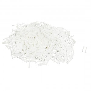 1000 Pcs White Buffer Cushion Cylinder PU Bush 5mm x 30mm