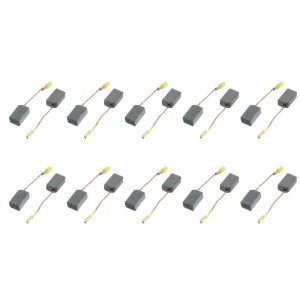 33/64" x 15/64" x 7/25" Motor Carbon Brushes 10 Pcs for Angle Grinder