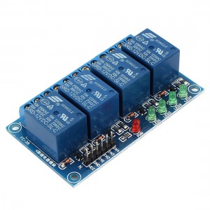 SRD-12VDC-SL-C 4 Channel DC 12V 10A 250V/125VAC 30V/28VDC Relay Module