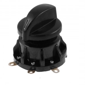 Black Plastic Housing 3P SPTT Speed Control Switch for Electric Fan