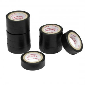10 PCS Black Self Adhesive PVC Insulating Electrical Tape 14mm Width