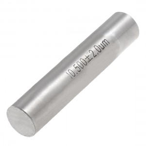 Hole Measuring 10.50mm x 50mm Pin Gage Gauge w Plastic Cylindrical Box