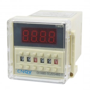 DH48S-S2Z LCD Display Time Timer Delay Relay 8-Pin DPDT 0.1S-99H AC/DC24V
