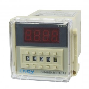 DH48S-2ZH LCD Display Time Timer Delay Relay 8-Pin DPDT 0.01S-9999H AC 48V