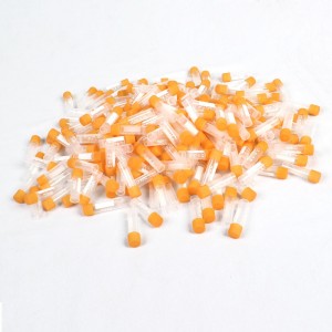 500 Pcs Disposable Graduated Skirted Centrifuge Tubes 1.8ml w Cap