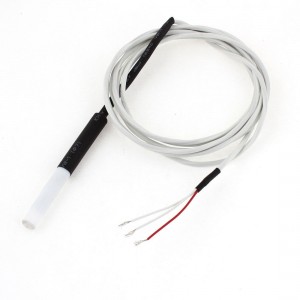 PT100 8mmx80mm Temperature Sensor Insulated Thermocouple Probe PT100 6.5ft
