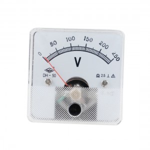 Class 2.5 Accuracy DC 0-250V Panel Gauge Voltmeter Voltage Meter DH50
