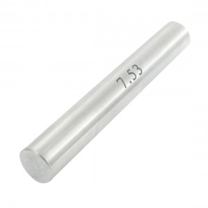 7.53mmx50mm Tungsten Carbide Plug Pin Gage Gauge w Storage Box