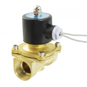 DC 24V 2 Port 2 Way 1"PT Female Thread Pneumatic Electric Solenoid Valve