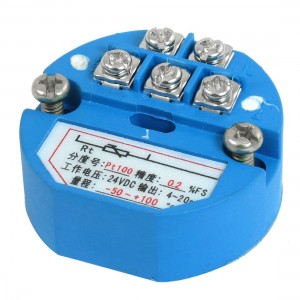 PT100 Temperature Sensor Transmitter -50-100C Output 4-20mA 24VDC