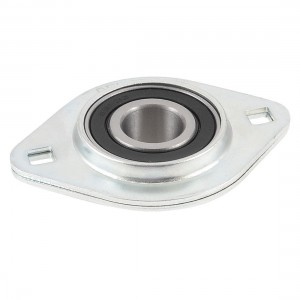 Stainless Steel Pillow Block 17mm x 25mm x 22mm Screw Set Ball Bearing