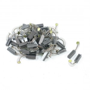 50 Pcs 15/64" x 15/64 x 11/16" Spring Carbon Brush