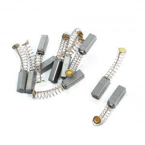 10 Pcs 11/64" x 7/32" x 19/32" Spring Carbon Brush